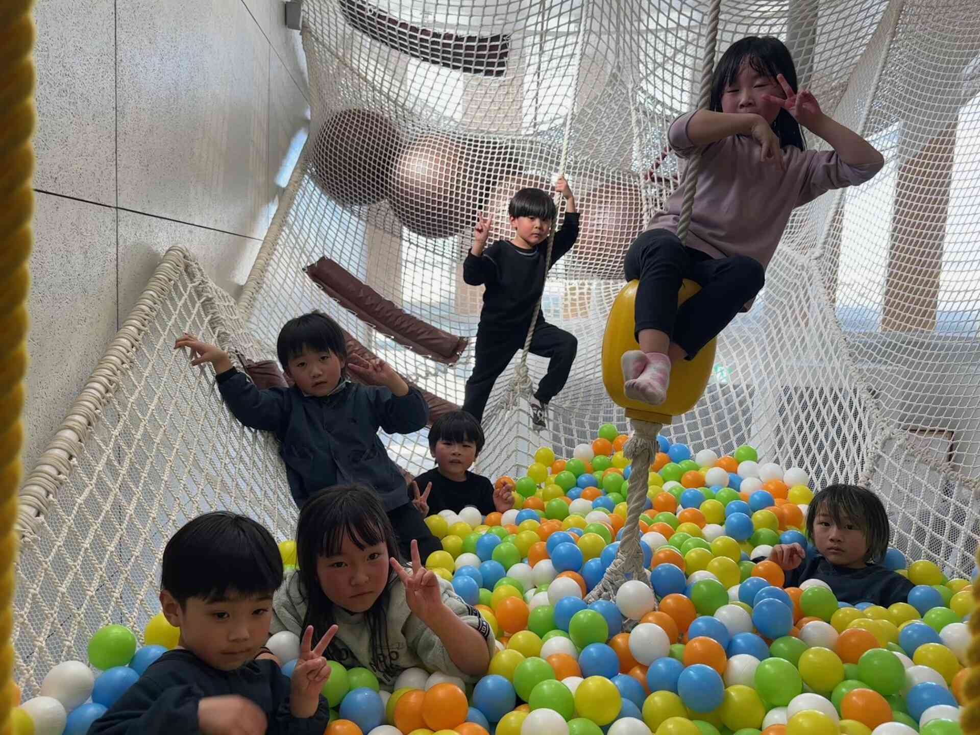ボールプール楽しかった！