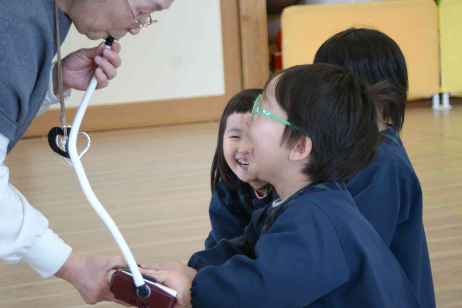 押すと音がするよ