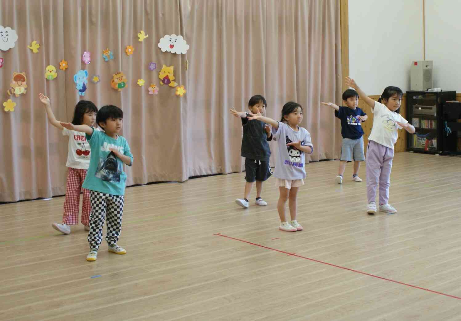 ケーブルテレビの撮影がありました（５歳児）