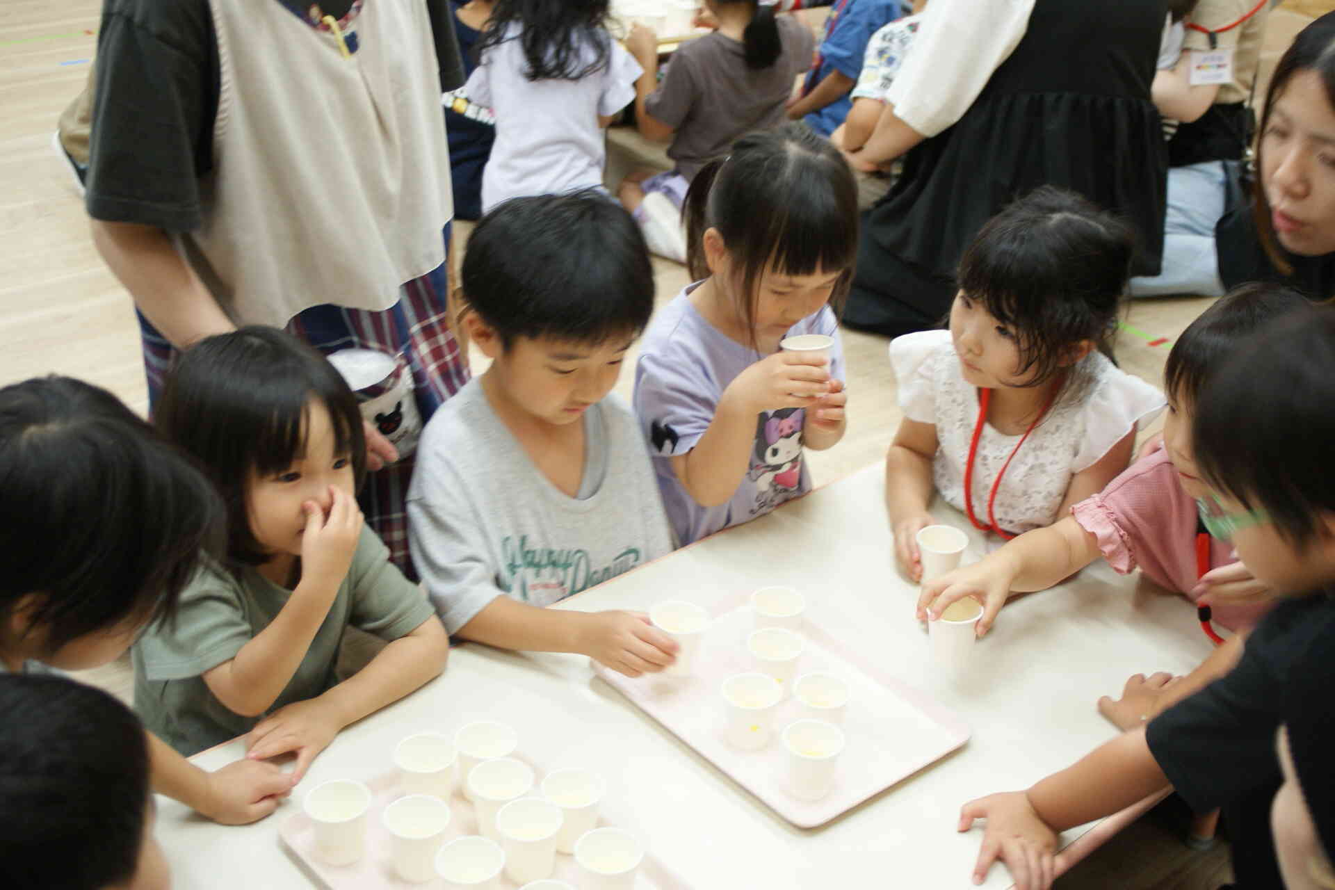 出汁の飲み比べ