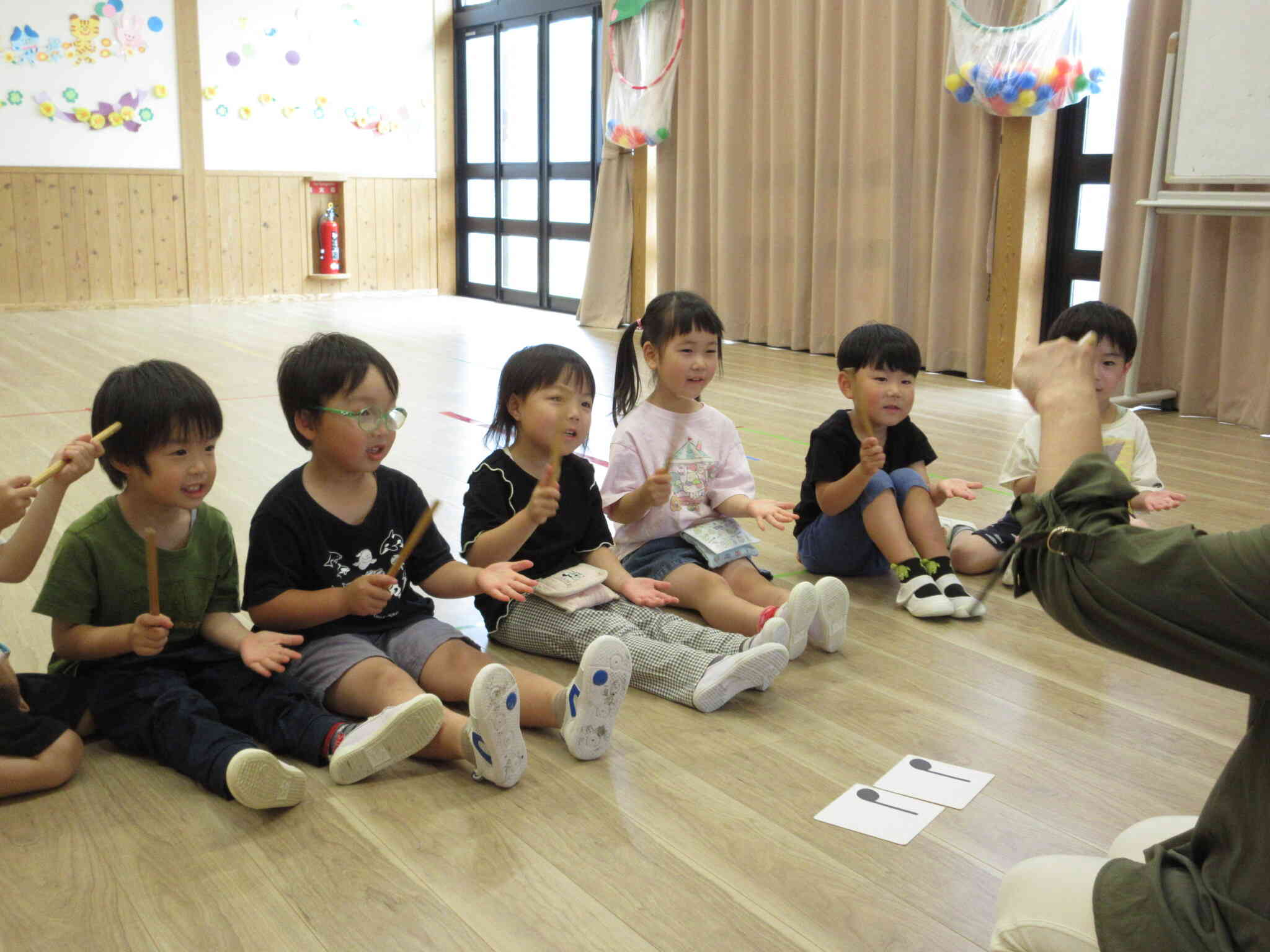 ６月リトミック教室（４・５歳児）