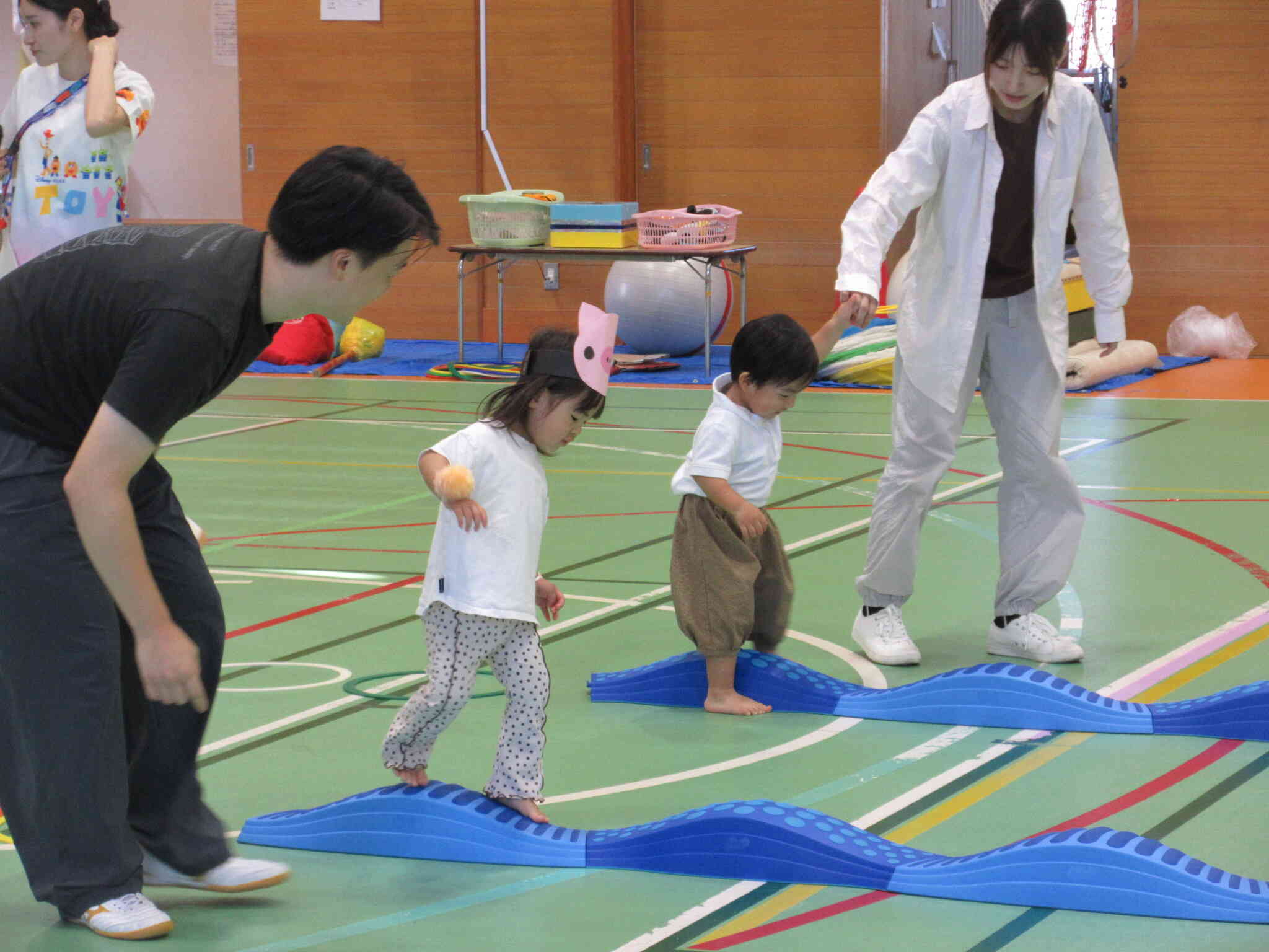 親子競技『フルーツ狩りにレッツゴー！！』