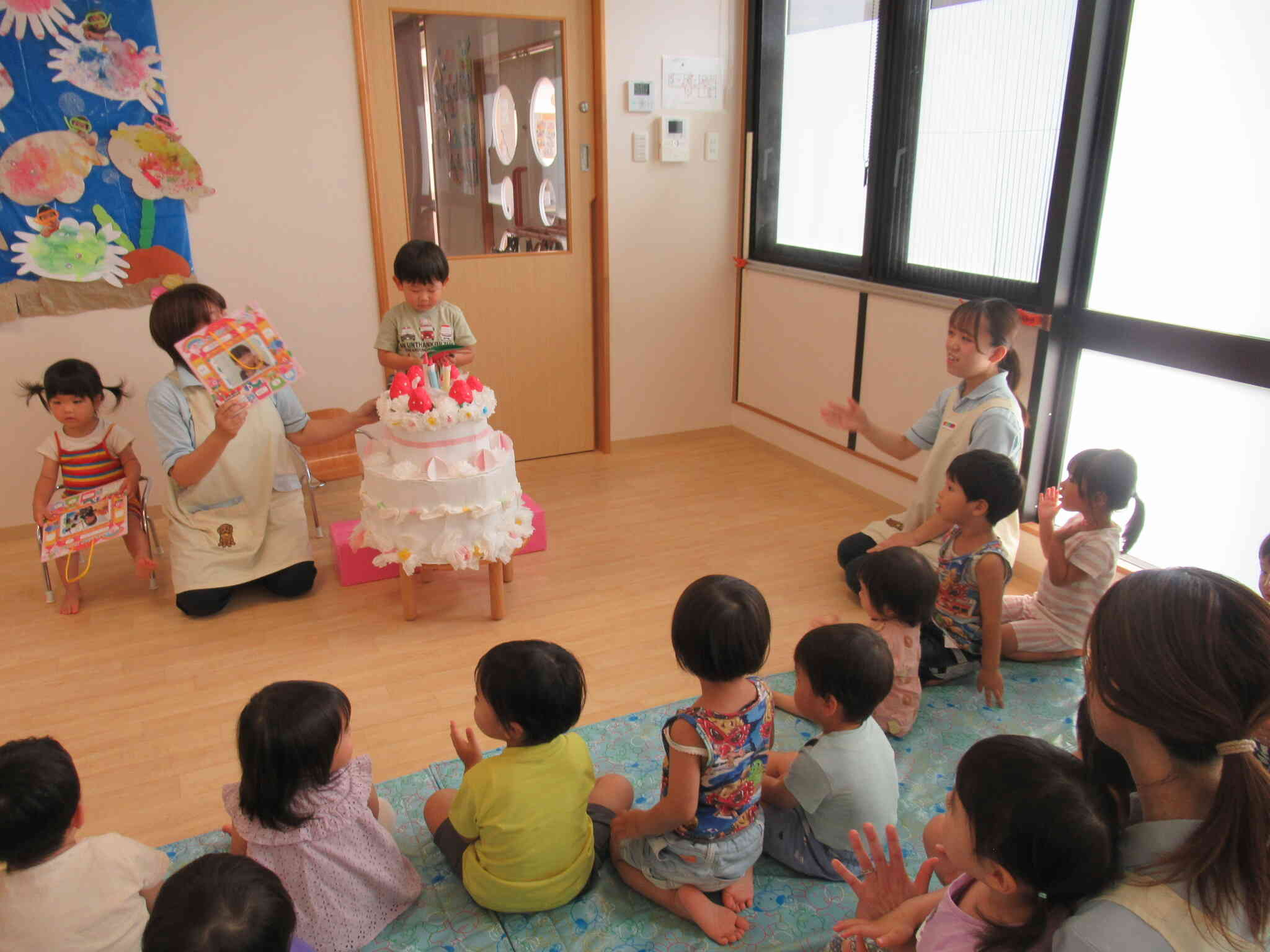 8月生まれのお友だち、おめでとう！