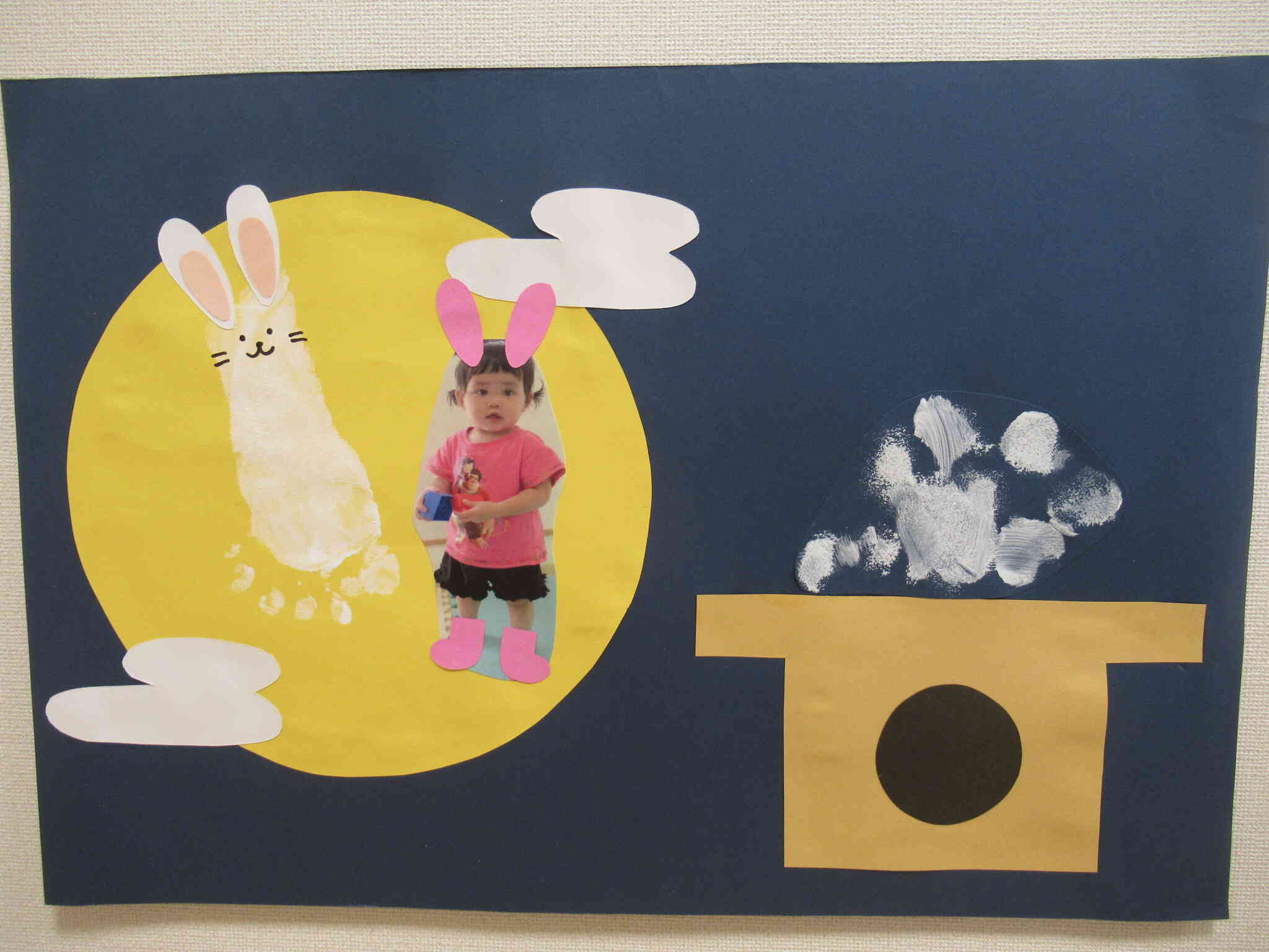 お月見団子を作ったよ（ひよこ組・0歳児）