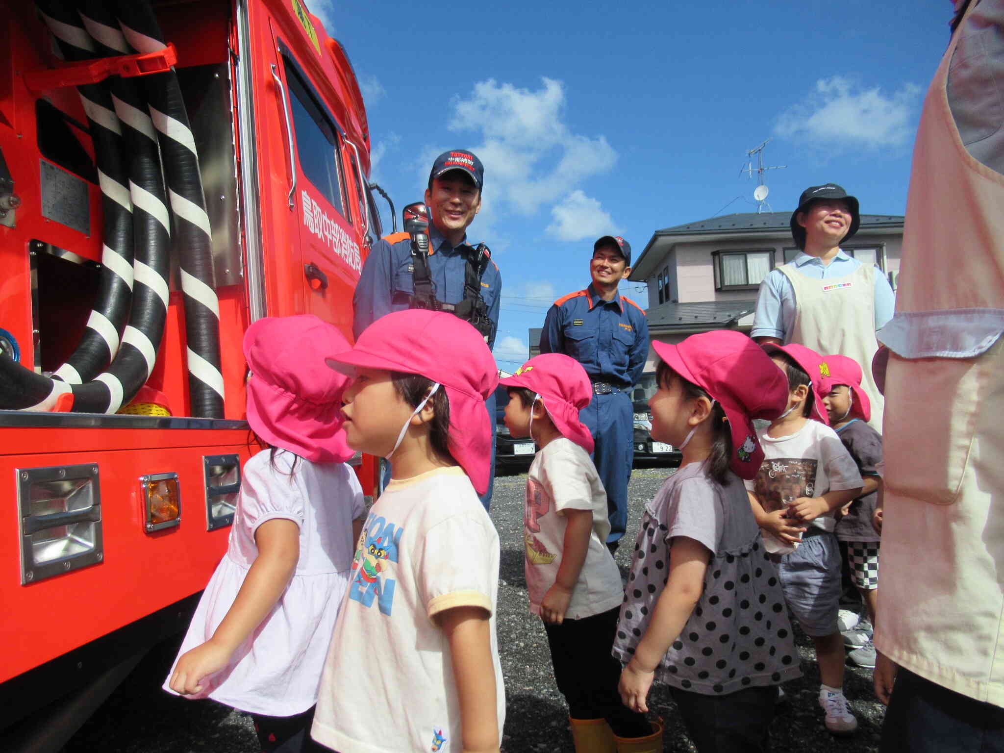 避難訓練をしました