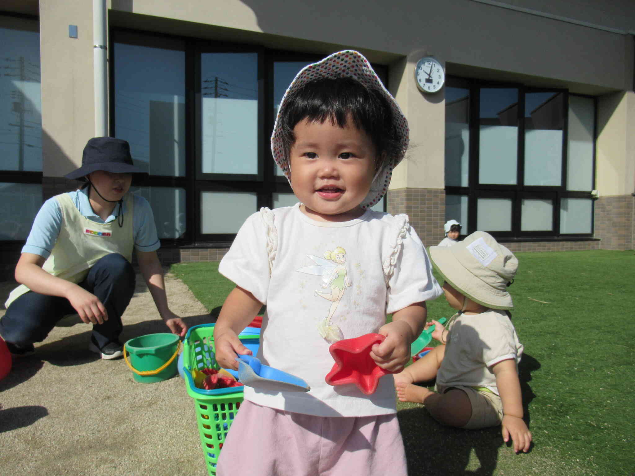 砂を上手にすくえたよ。