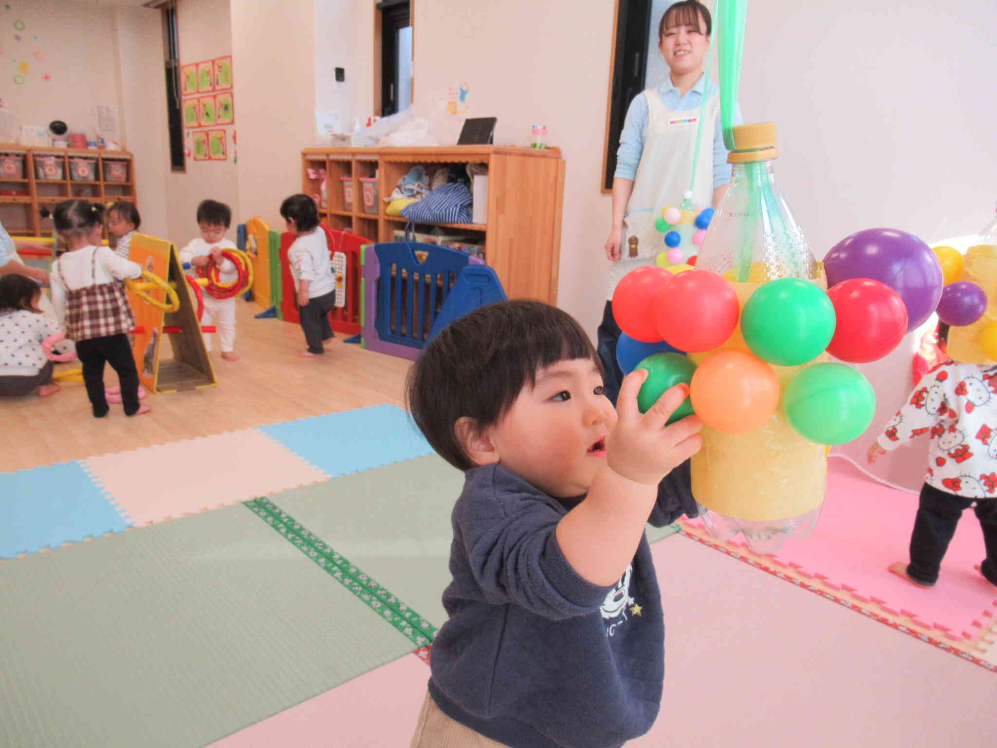 両手でつかみ取ったよ！