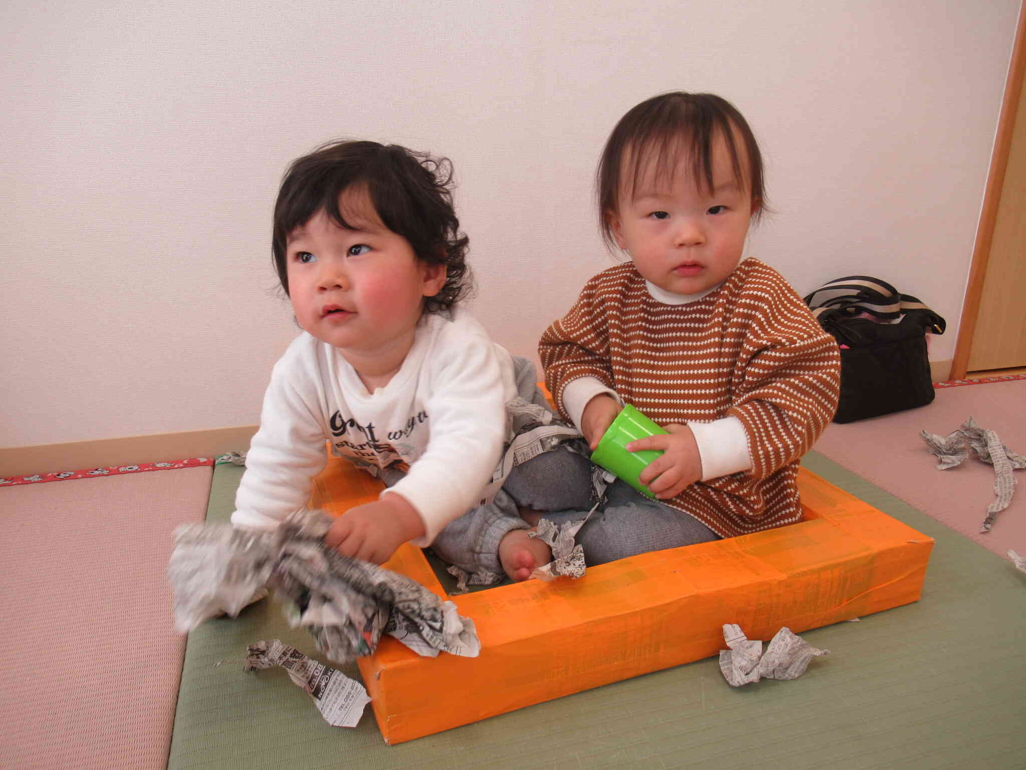 仲良くお風呂に入ろうね。