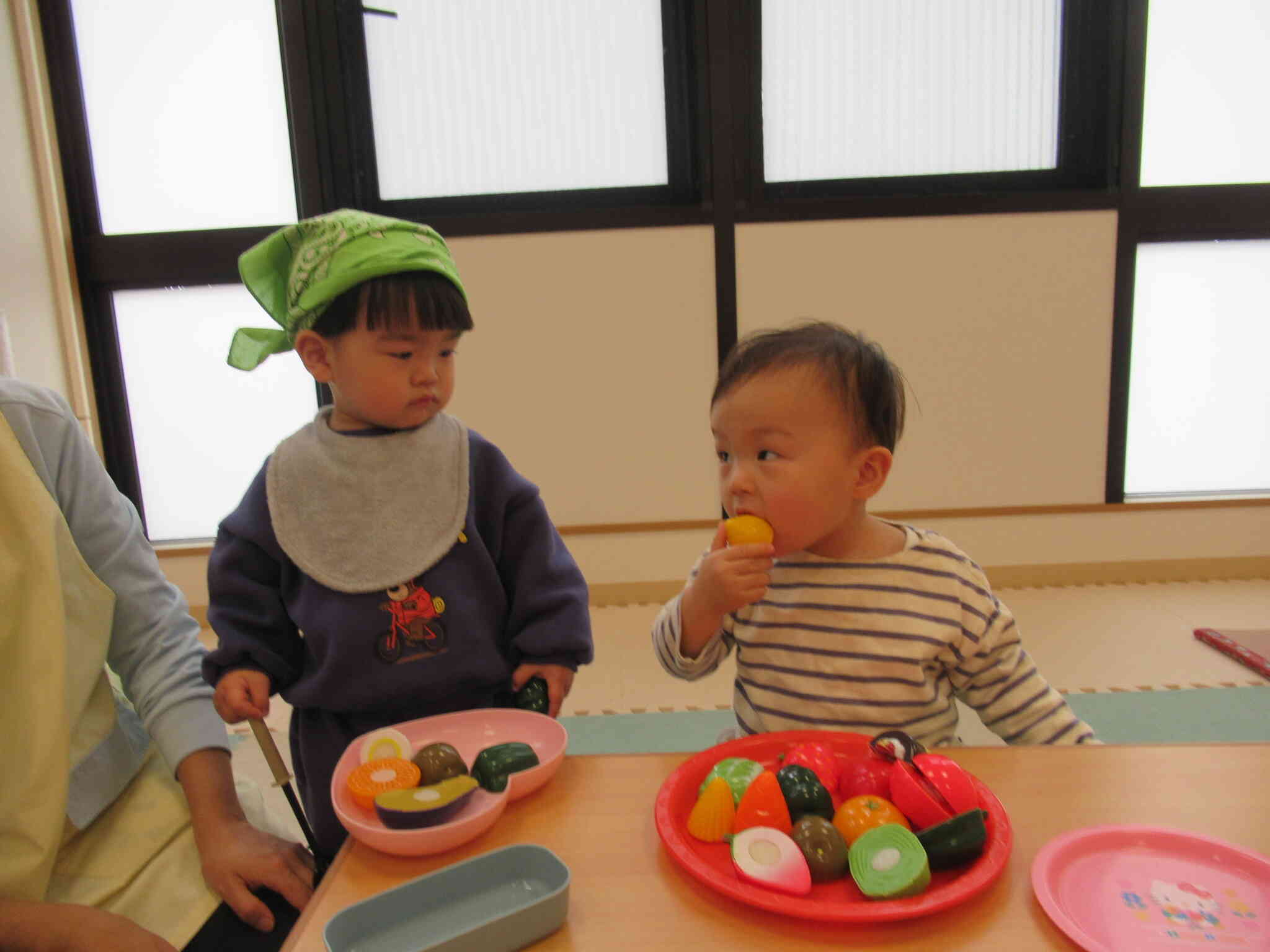 一緒に食べる？