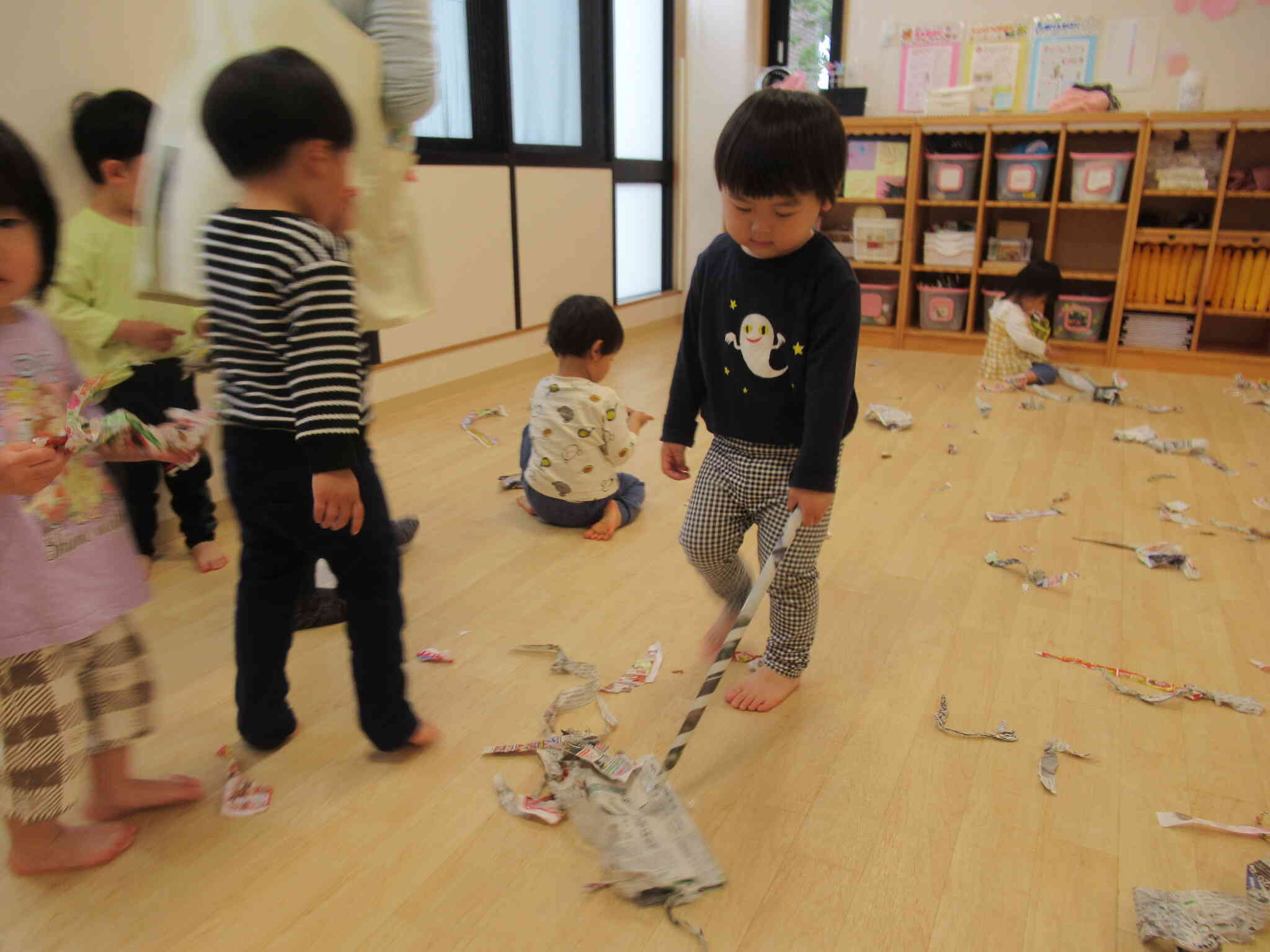 お部屋のお掃除なら僕に任せて！とA君