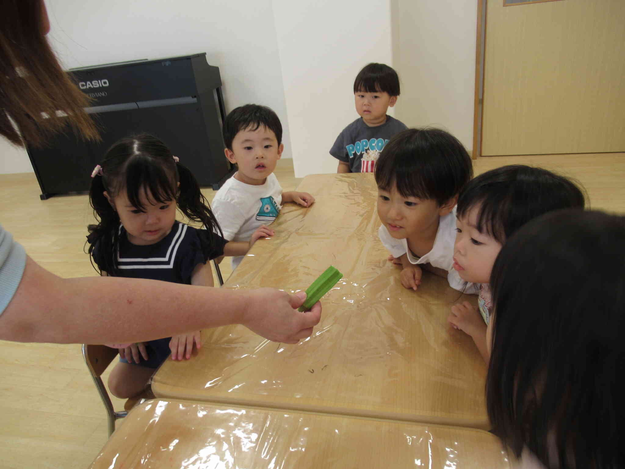 うわっ！おほしさまの形してるね